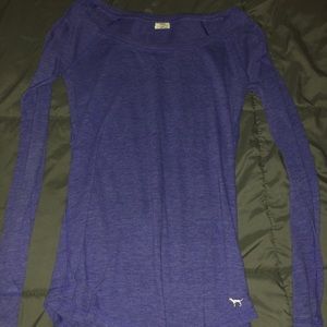 Dark blue pink longlsleeve tee
